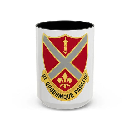 252nd Artillery Regiment (U.S. Army) Accent Coffee Mug 15oz Black - Go Mug Yourself