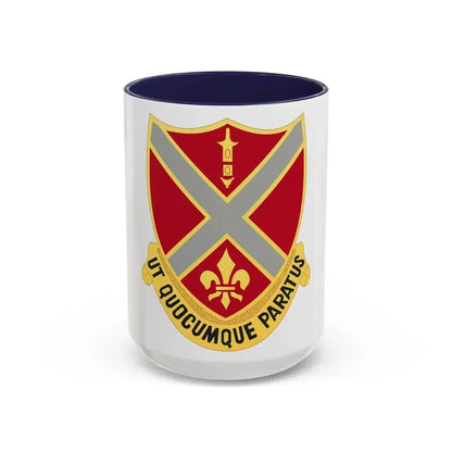 252nd Artillery Regiment (U.S. Army) Accent Coffee Mug 15oz Navy - Go Mug Yourself