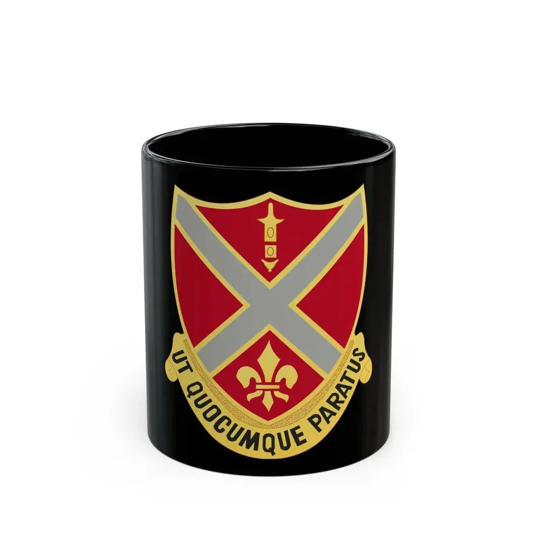 252nd Artillery Regiment (U.S. Army) Black Coffee Mug 11oz - Go Mug Yourself