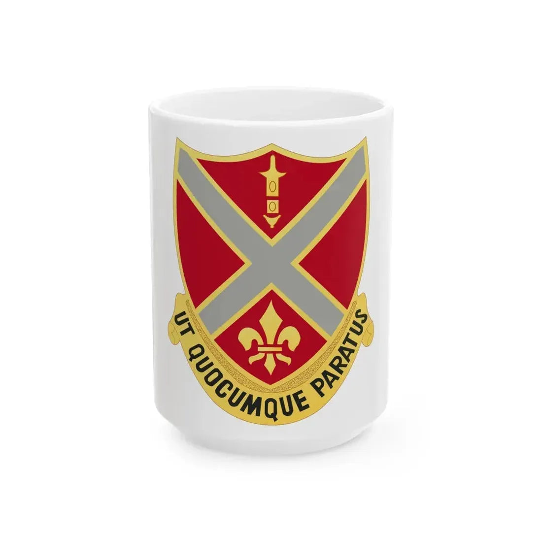 252nd Artillery Regiment (U.S. Army) White Coffee Mug 15oz - Go Mug Yourself