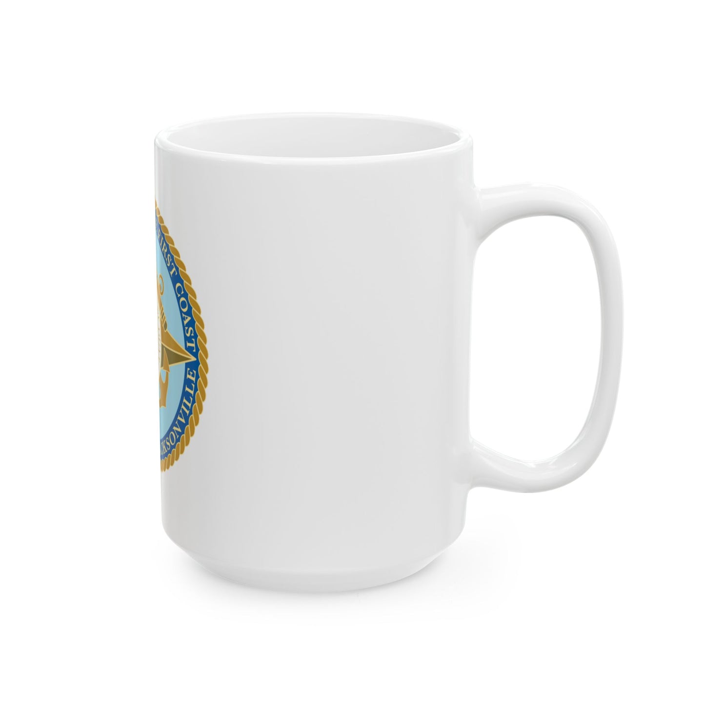 USCG Sector Jacksonville Guardians of the first coast (U.S. Coast Guard) White Coffee Mug