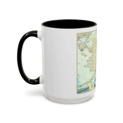 USA - Alaska (1956) (Map) Accent Coffee Mug-Go Mug Yourself