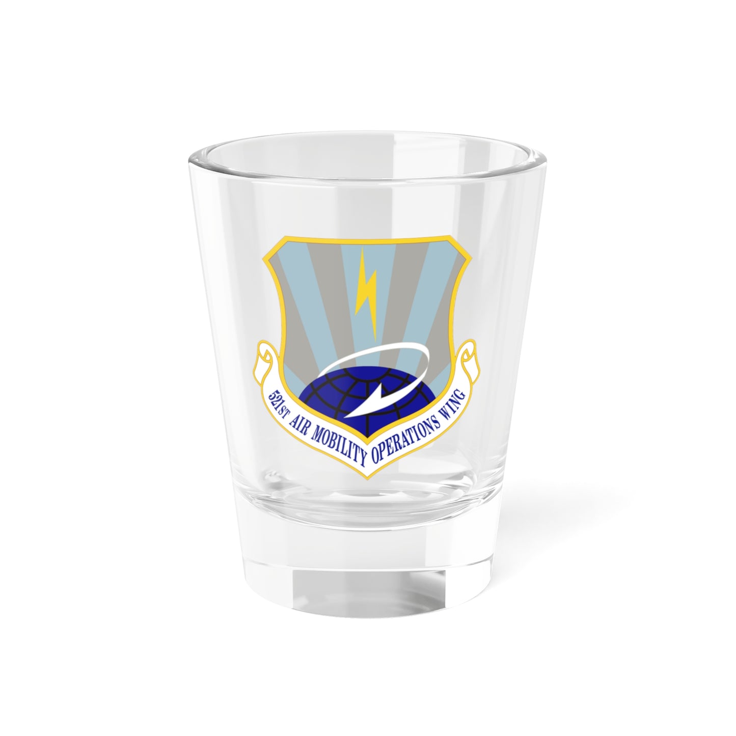 521st Air Mobility Operations Wing (U.S. Air Force) Shot Glass 1.5oz