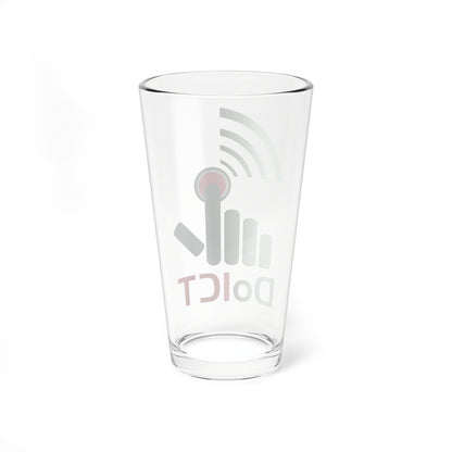 Department of Information and Communication Technology DoICT (Bangladesh) (Coat of Arms) Pint Glass 16oz