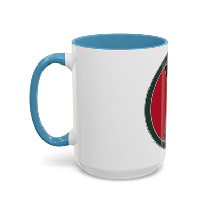 7 Infantry Division (U.S. Army) Accent Coffee Mug