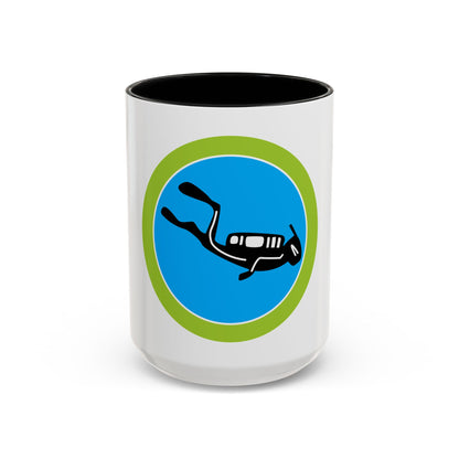 Scuba Diving (Boy Scout Merit Badge) Accent Coffee Mug