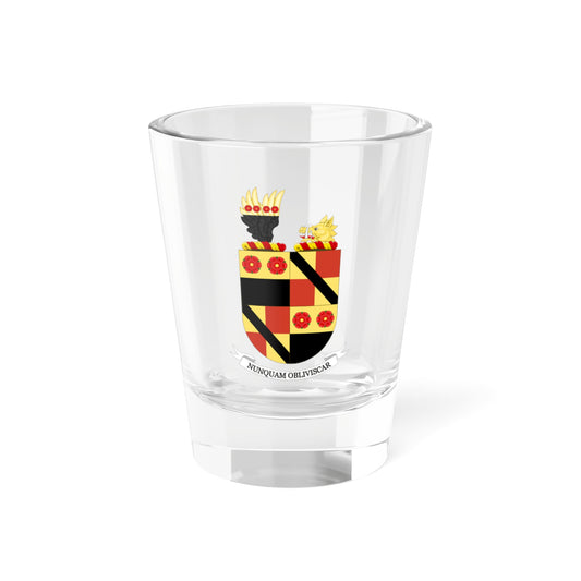 Coat of Arms of Gonzalo Blumel Mac-Iver (Chile) (Coat of Arms) Shot Glass 1.5oz