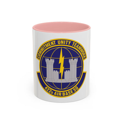 422d Air Base Squadron (U.S. Air Force) Accent Coffee Mug