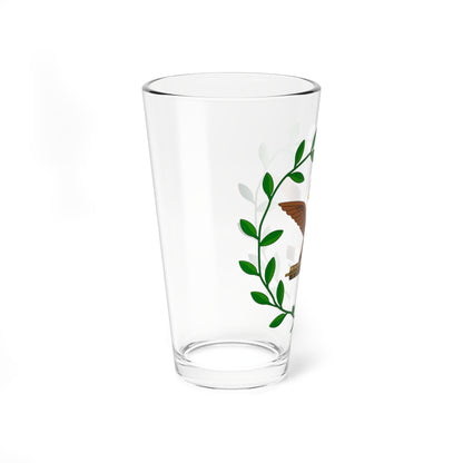 Emblem of the Revolutionary Roman Republic (Italy) (Coat of Arms) Pint Glass 16oz