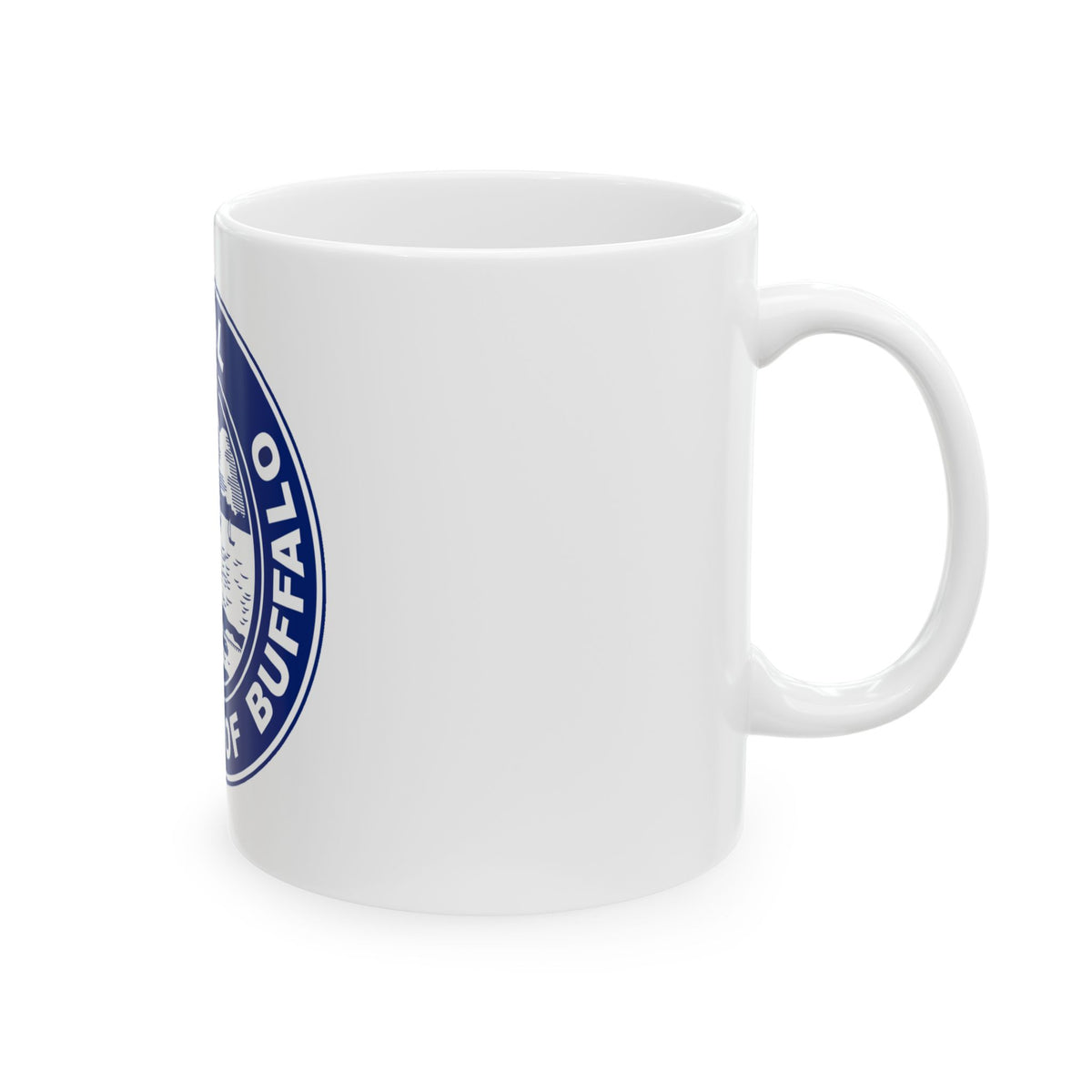Seal of Buffalo New York - White Coffee Mug