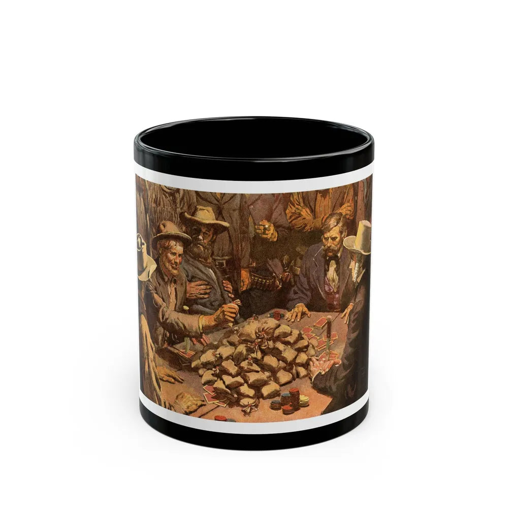 Bold Loser by Joan Sanders, The Saturday Evening Post, 1958 - Black Coffee Mug-11oz-Go Mug Yourself