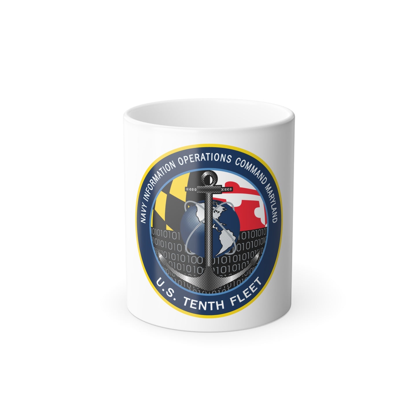 NIOC Maryland (U.S. Navy) Color Changing Mug 11oz