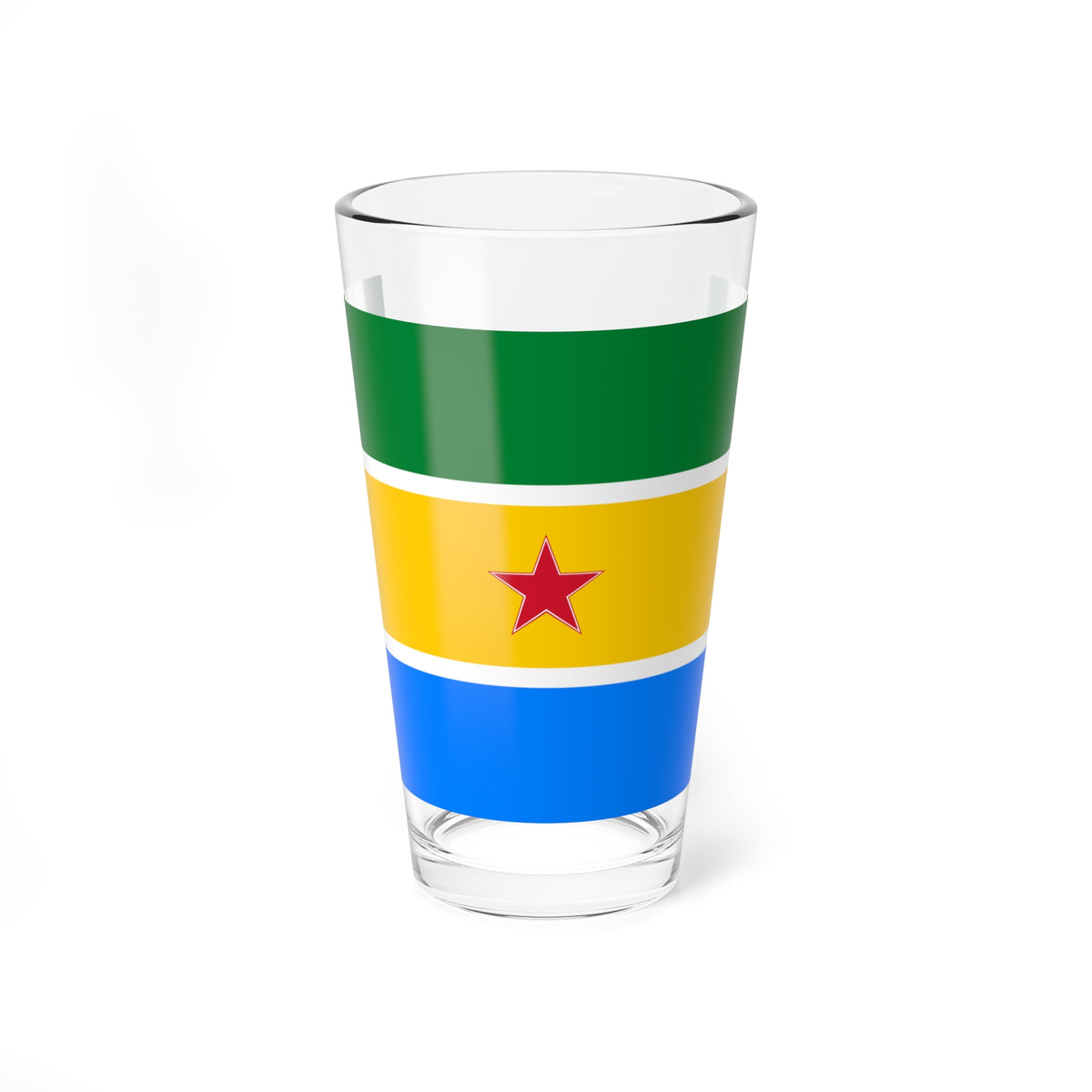 Bandera del Municipio McGregor (Venezuela) Pint Glass 16oz