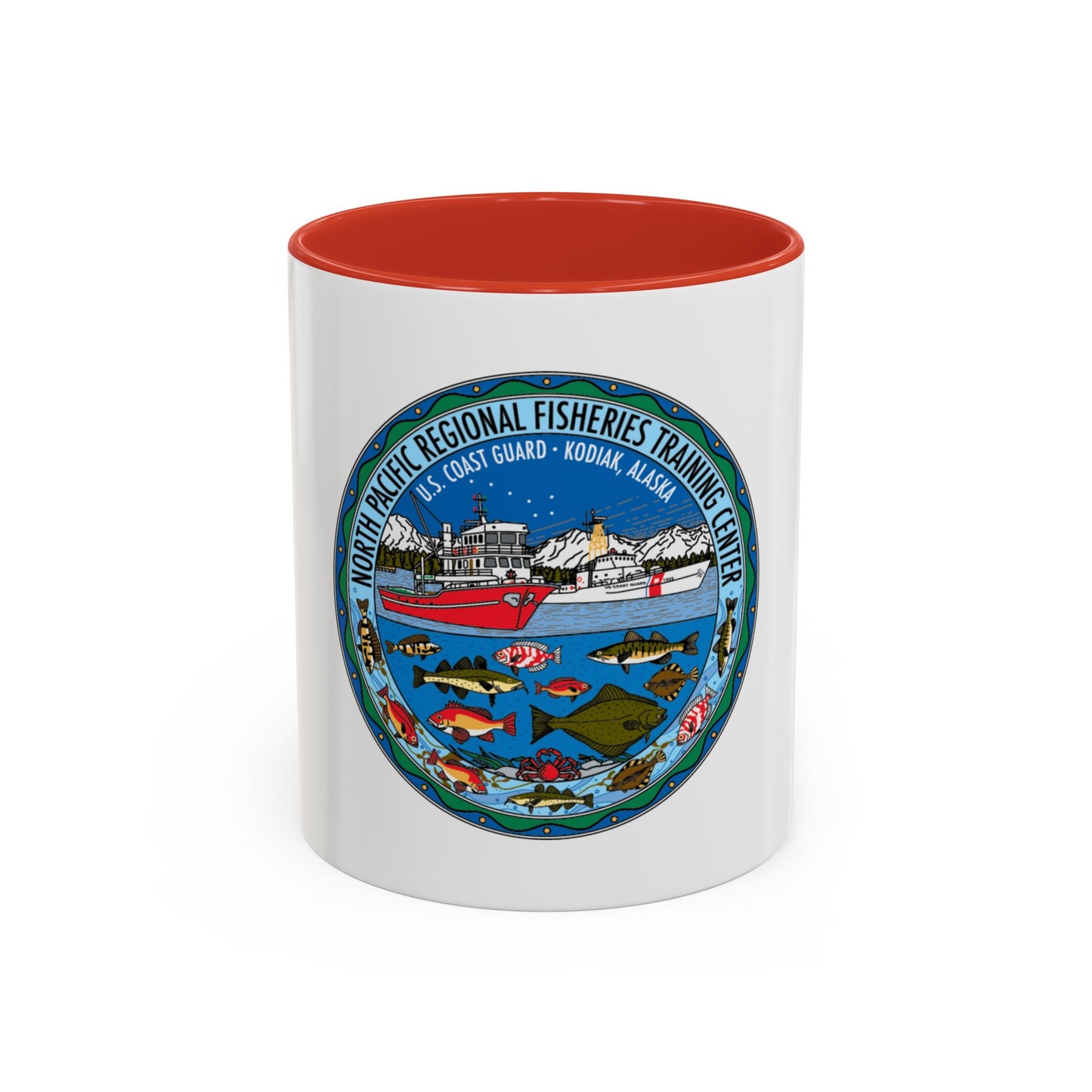 USCG NPRFTC Kodiak Alaska 2005 (U.S. Coast Guard) Accent Coffee Mug