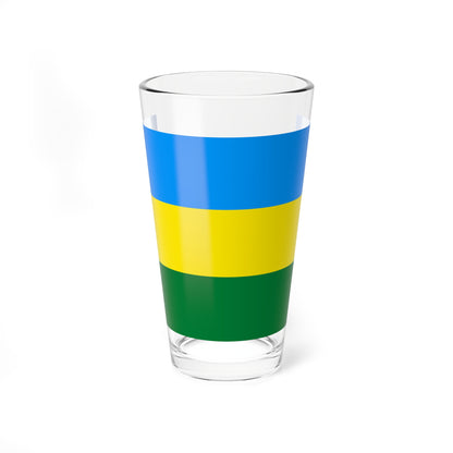 Flag of La Rivera Bolivia (Bolivia) Pint Glass 16oz