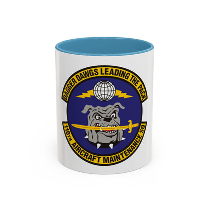 116th Aircraft Maintenance Squadron (U.S. Air Force) Accent Coffee Mug