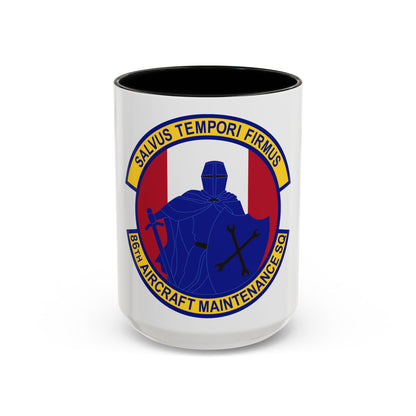 86th Aircraft Maintenance Squadron (U.S. Air Force) Accent Coffee Mug