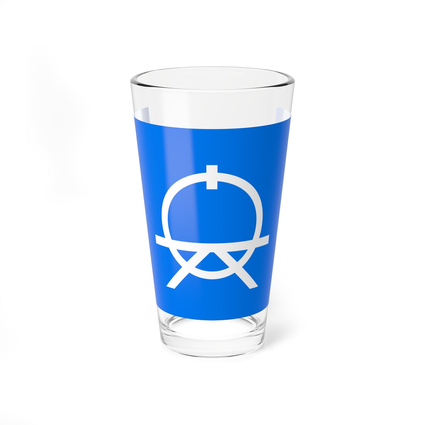 Flag of Okushiri Hokkaido 1906-1966 (Japan) Pint Glass 16oz