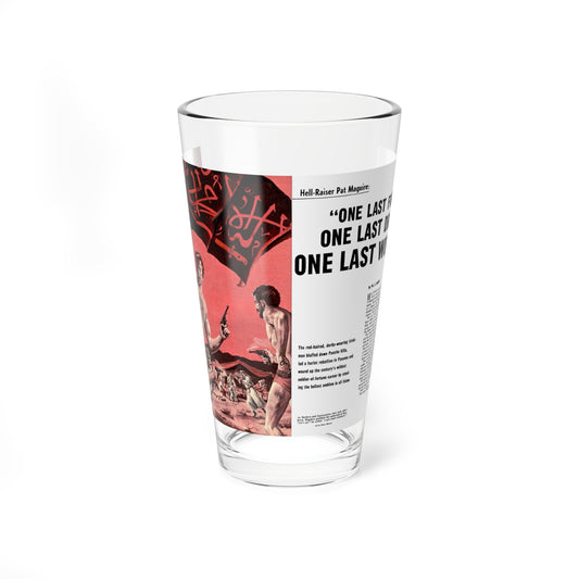 One Last Fight, One Last Drink, One Last Woman, Stag, July, 1960 (Magazine Illustration) Pint Glass 16oz