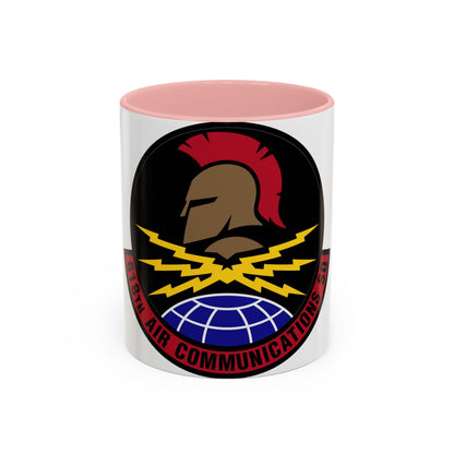 618 Air Communications Squadron AMC (U.S. Air Force) Accent Coffee Mug