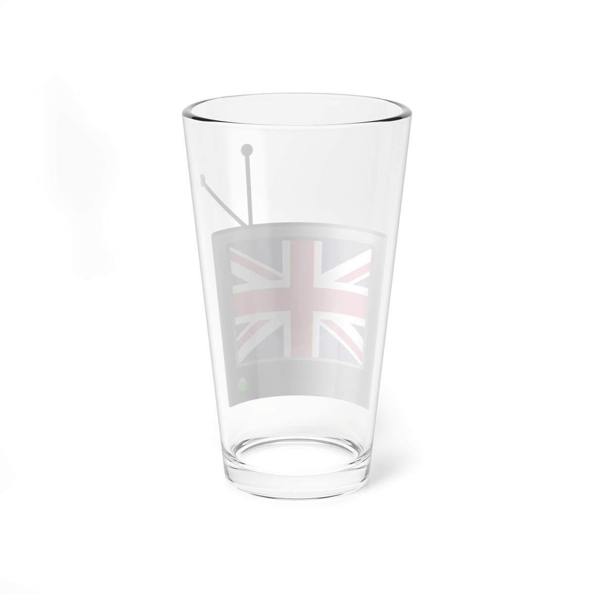 UK TV icon (United Kingdom) Pint Glass 16oz