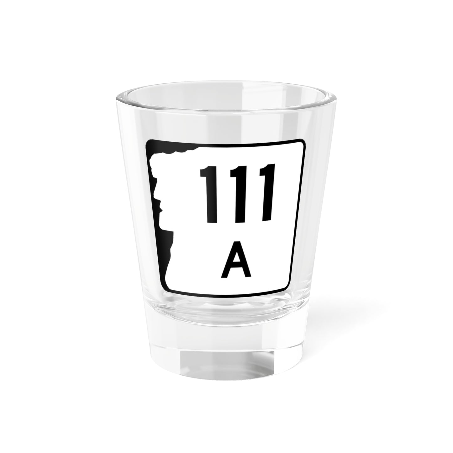 NH Route 111A (New Hampshire) (Road Sign) Shot Glass 1.5oz