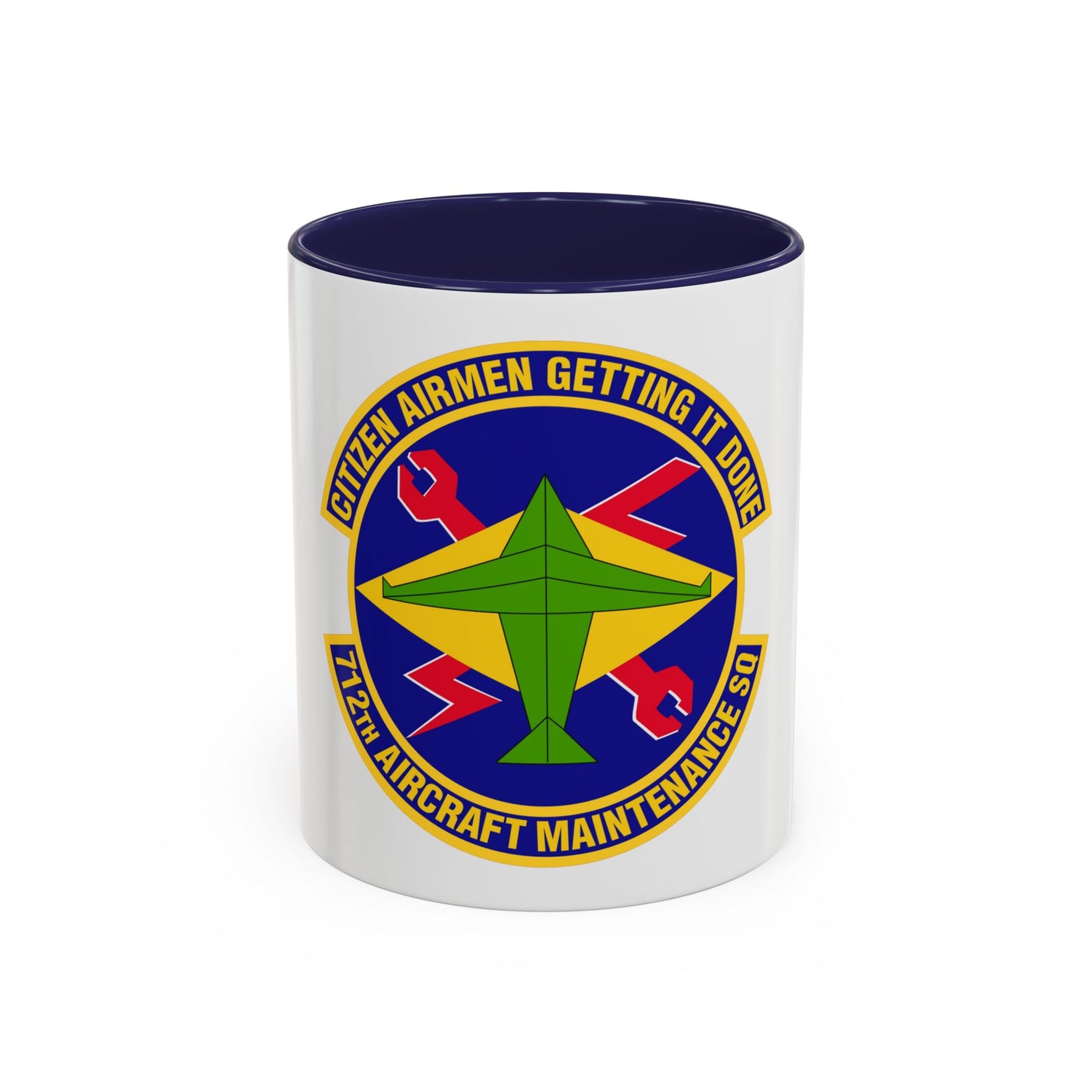 712th Aircraft Maintenance Squadron (U.S. Air Force) Accent Coffee Mug