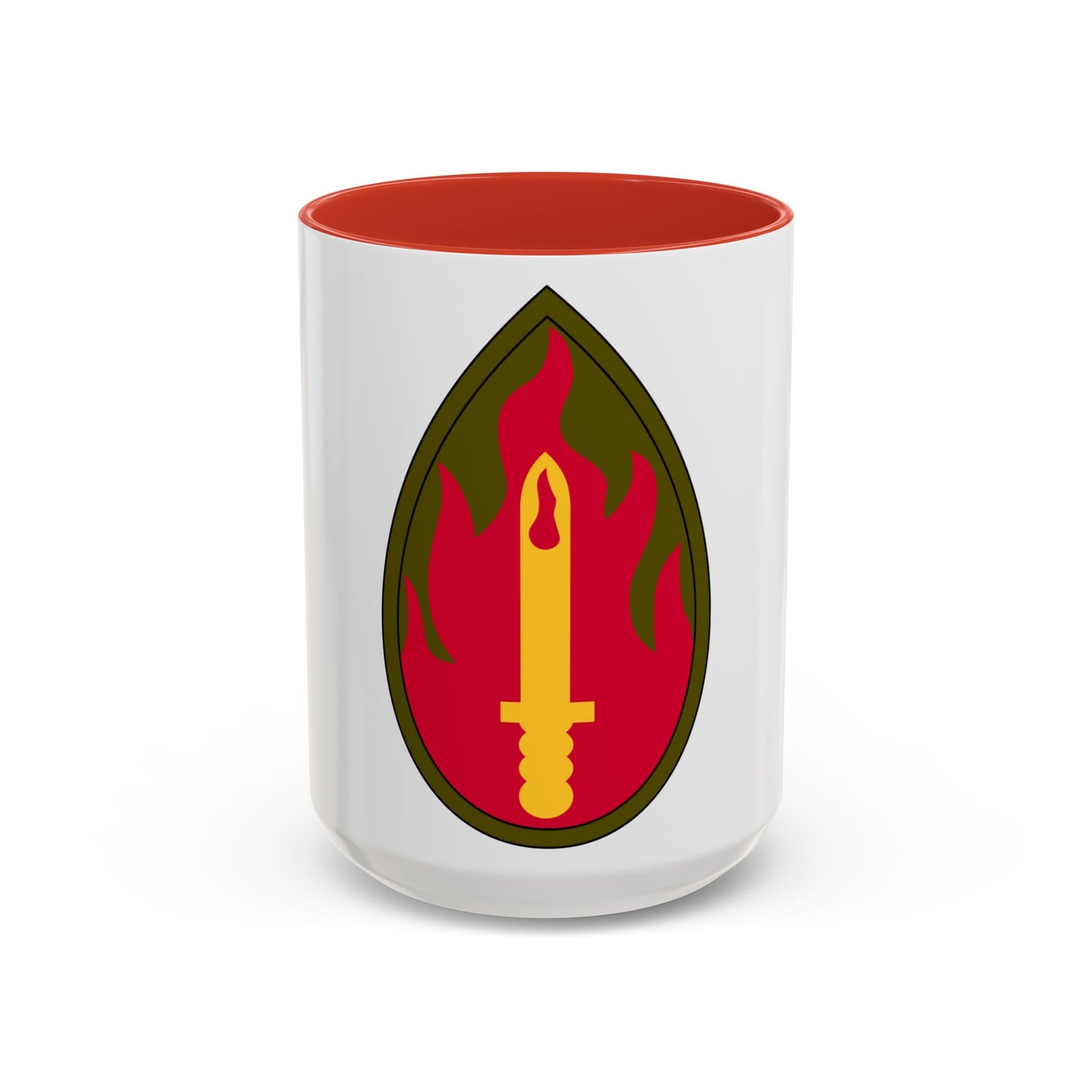 63rd Infantry Division SSI (U.S. Army) Accent Coffee Mug