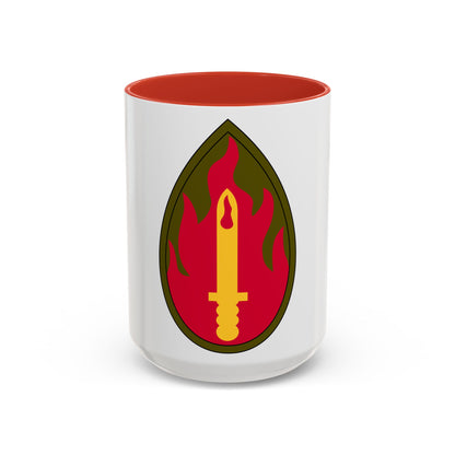 63rd Infantry Division SSI (U.S. Army) Accent Coffee Mug