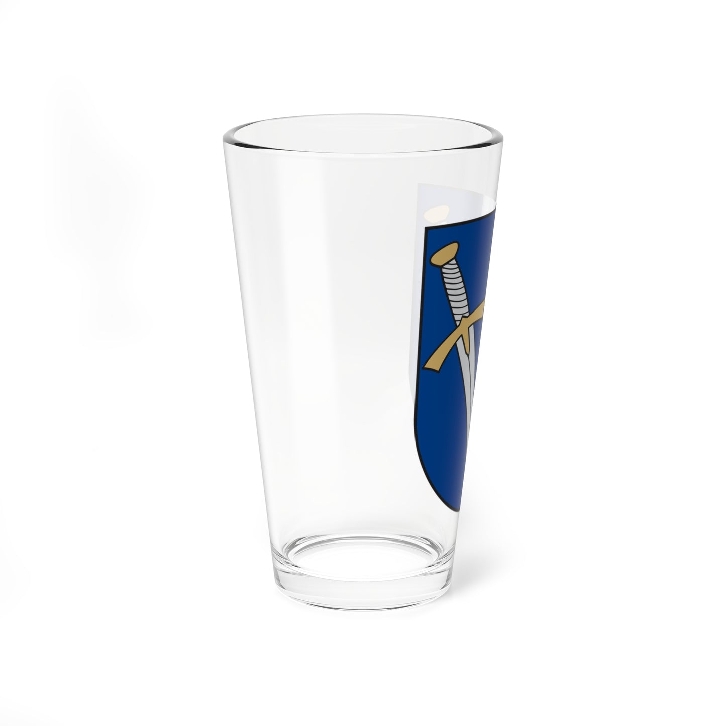 Vandžiogalos herbas (Lithuania) (Coat of Arms) Pint Glass 16oz