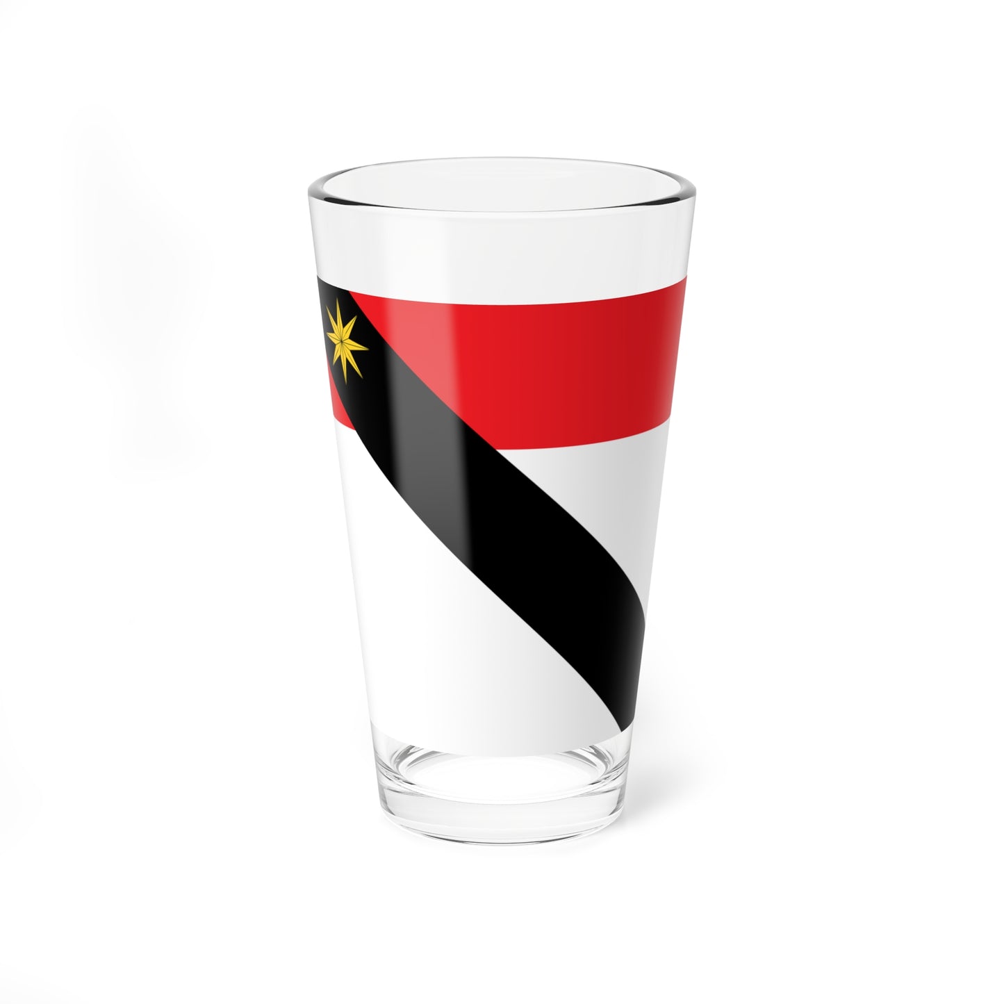Flag of Guillaume de Challant (France) Pint Glass 16oz