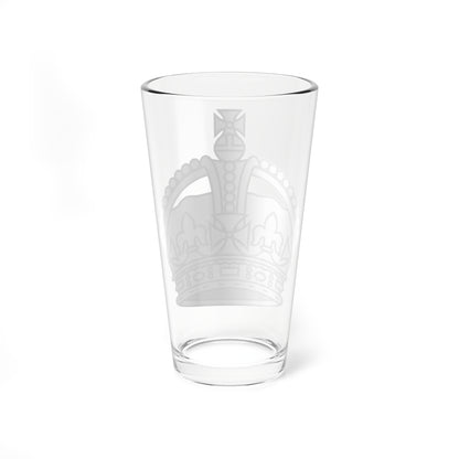 1901 pattern Tudor Crown silver (United Kingdom) (Military Rank) Pint Glass 16oz