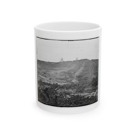 Atlanta, Georgia. Confederate Fortifications (U.S. Civil War) White Coffee Mug