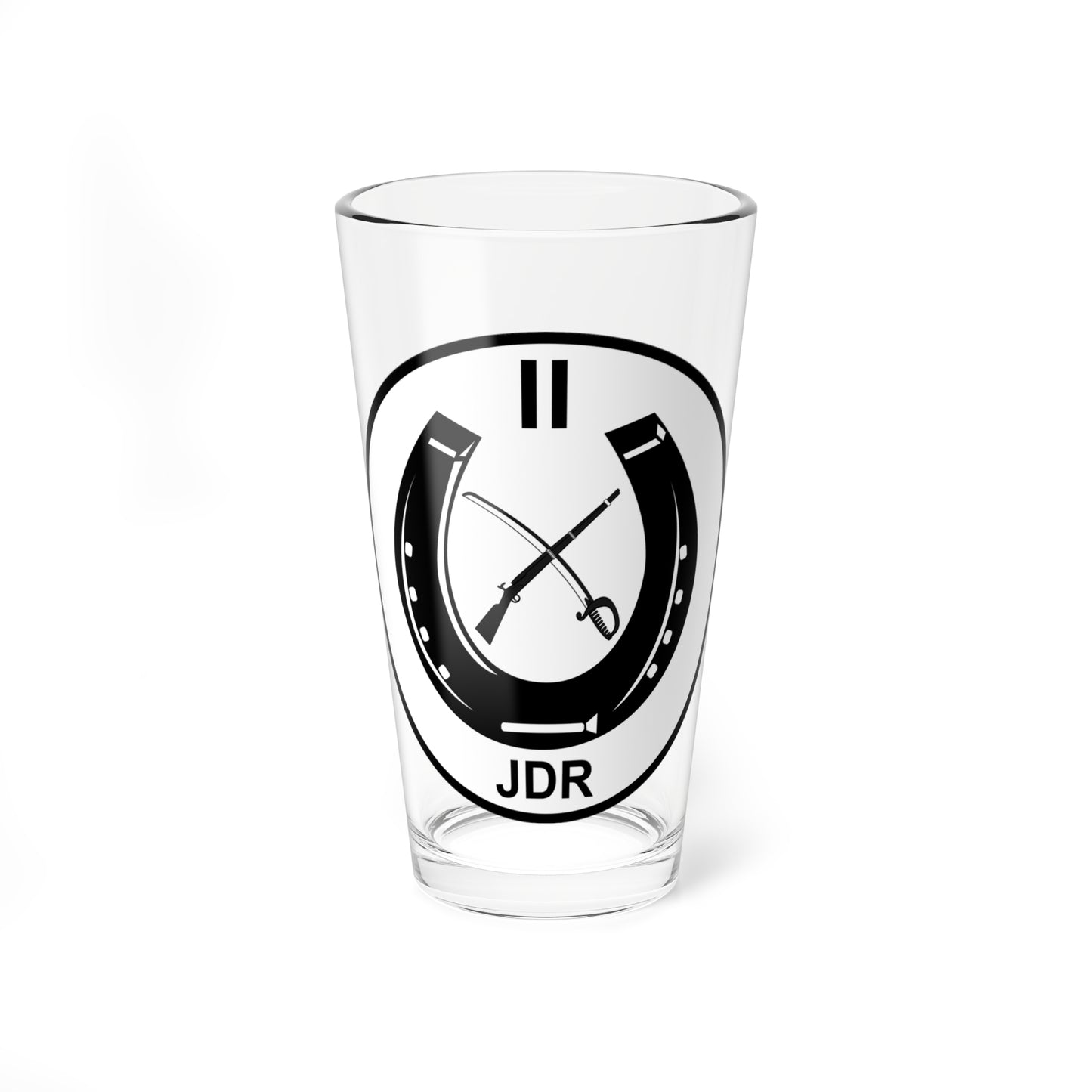 Emblem for the II-JDR (Denmark) (Coat of Arms) Pint Glass 16oz