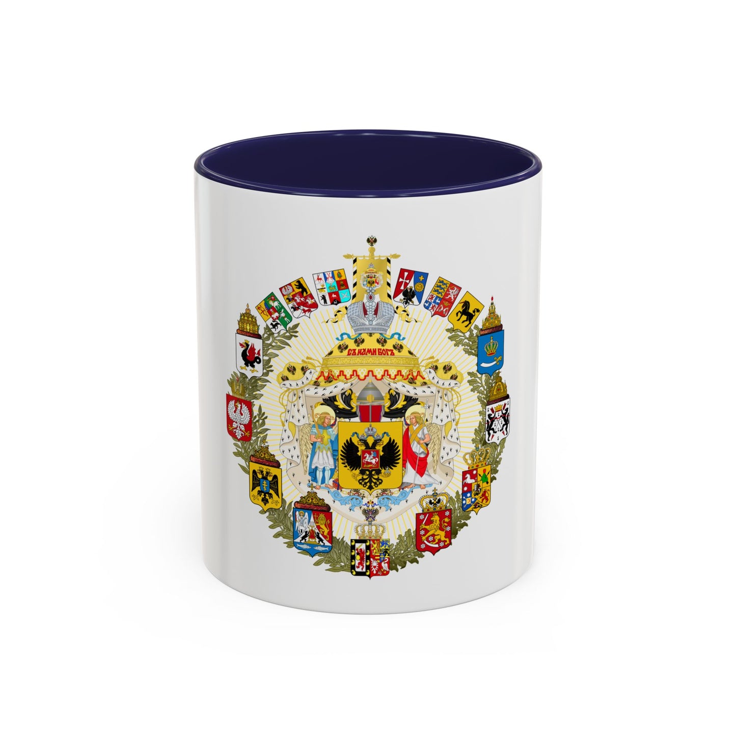 Greater Coat of Arms of the Russian Empire - Accent Coffee Mug