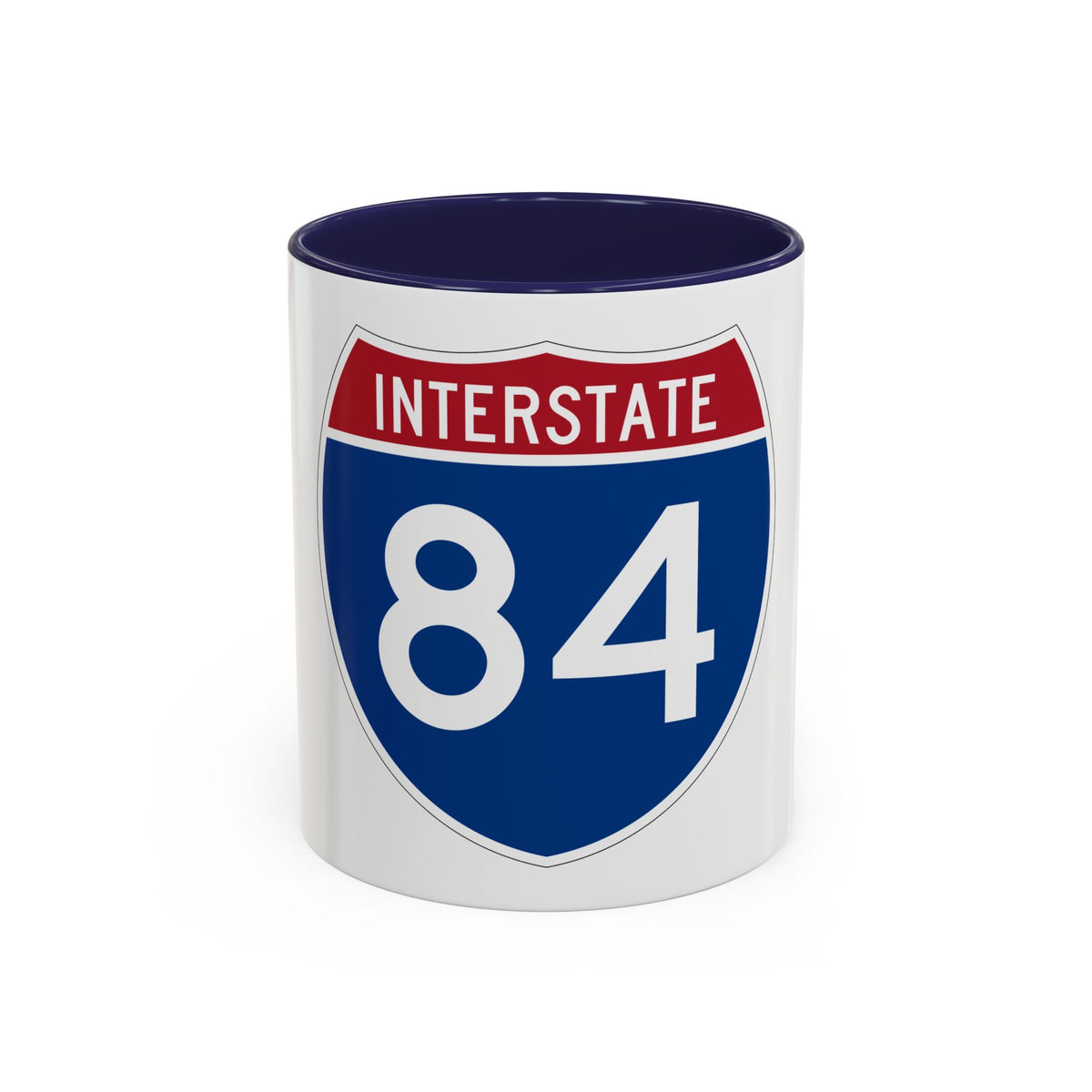 Interstate 84 Oregon Utah (U.S. Highways) Accent Coffee Mug