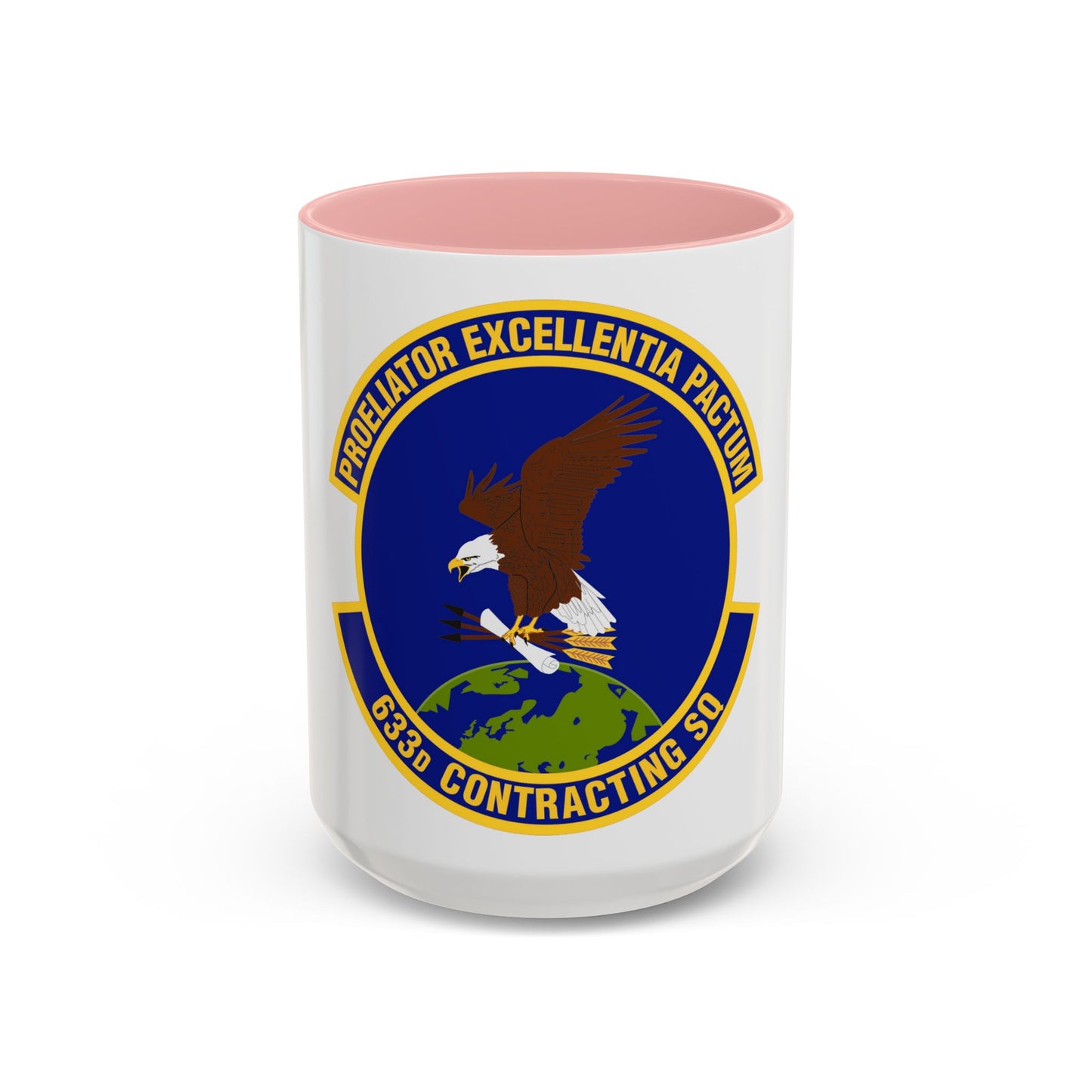 633d Contracting Squadron (U.S. Air Force) Accent Coffee Mug