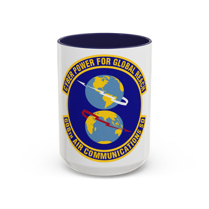 608th Air Communications Squadron (U.S. Air Force) Accent Coffee Mug