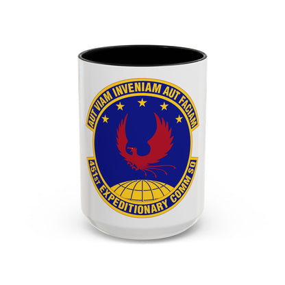 451st Expeditionary Communications Squadron (U.S. Air Force) Accent Coffee Mug