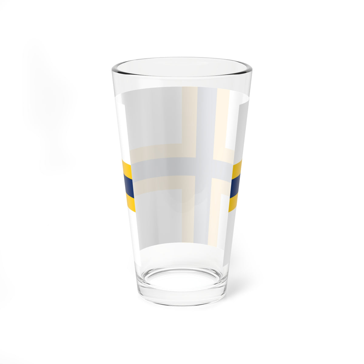 Sverigefinskaflaggan (Sweden) Pint Glass 16oz