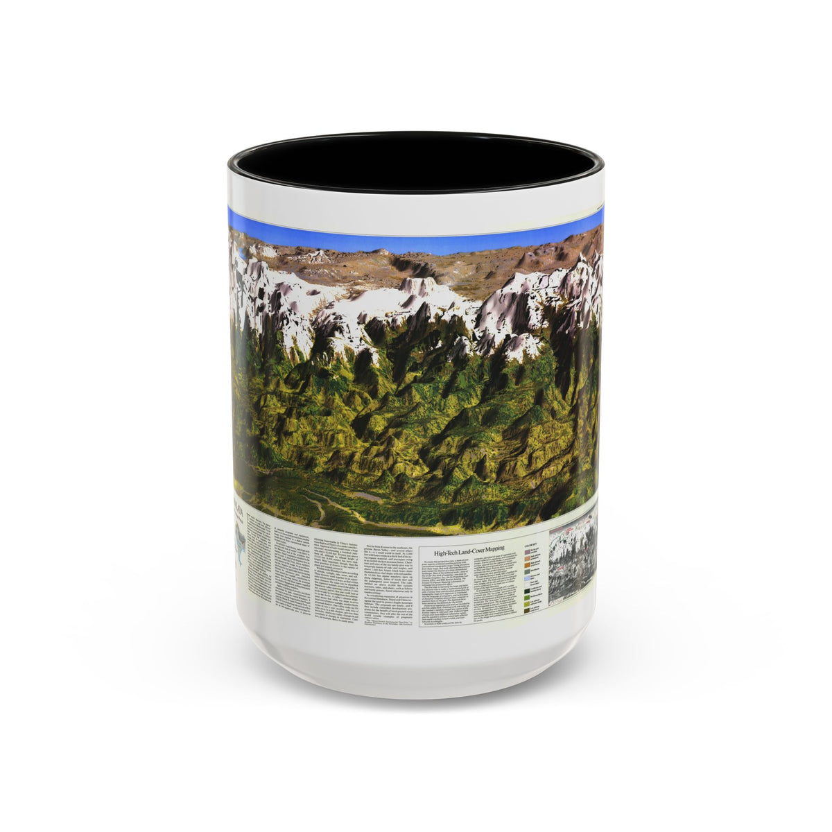 High Himalaya (1988) (Map) Accent Coffee Mug