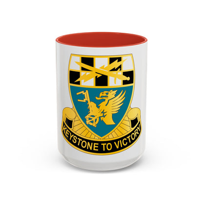 128 Military Intelligence Battalion (U.S. Army) Accent Coffee Mug