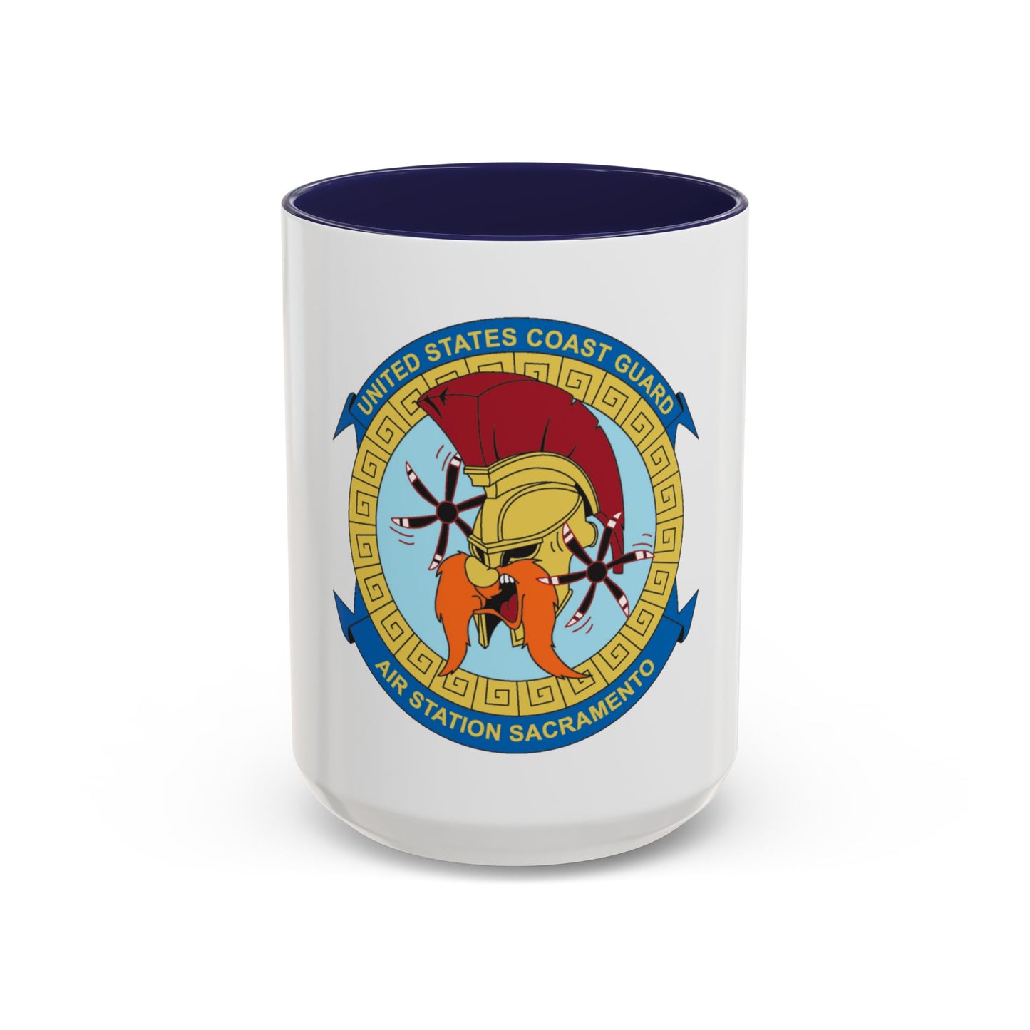 USCG AS Sacramento CA (U.S. Coast Guard) Accent Coffee Mug
