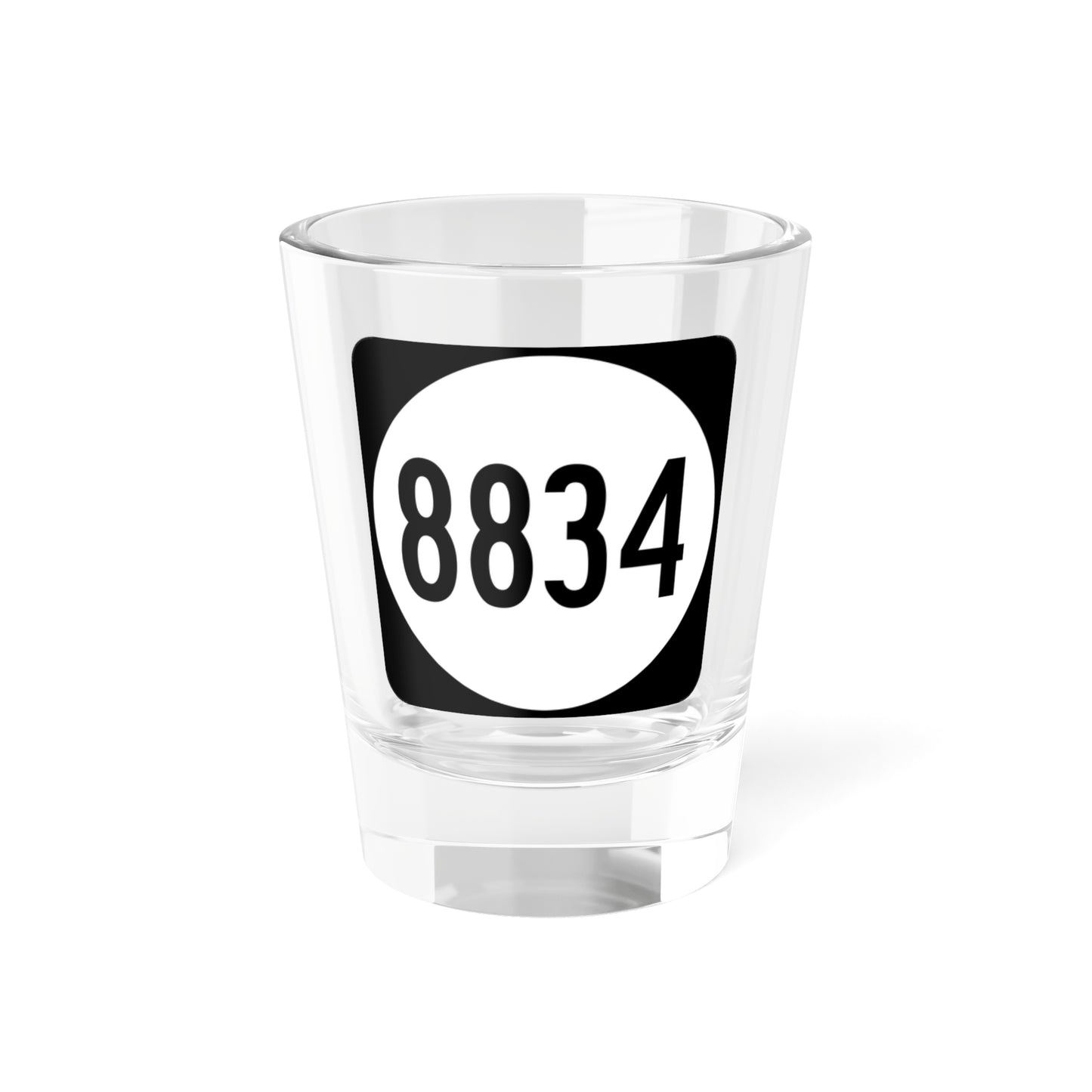 PR tertiary 8834 (Puerto Rico) (Road Sign) Shot Glass 1.5oz