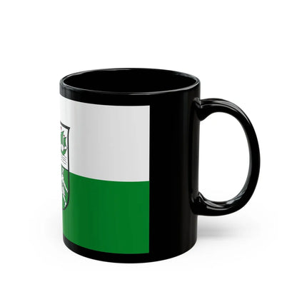 Flag of Wesermarsch Germany - Black Coffee Mug-Go Mug Yourself