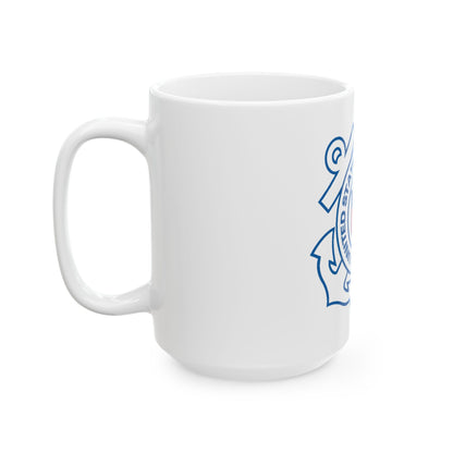 USCG Official Emblem (U.S. Coast Guard) White Coffee Mug