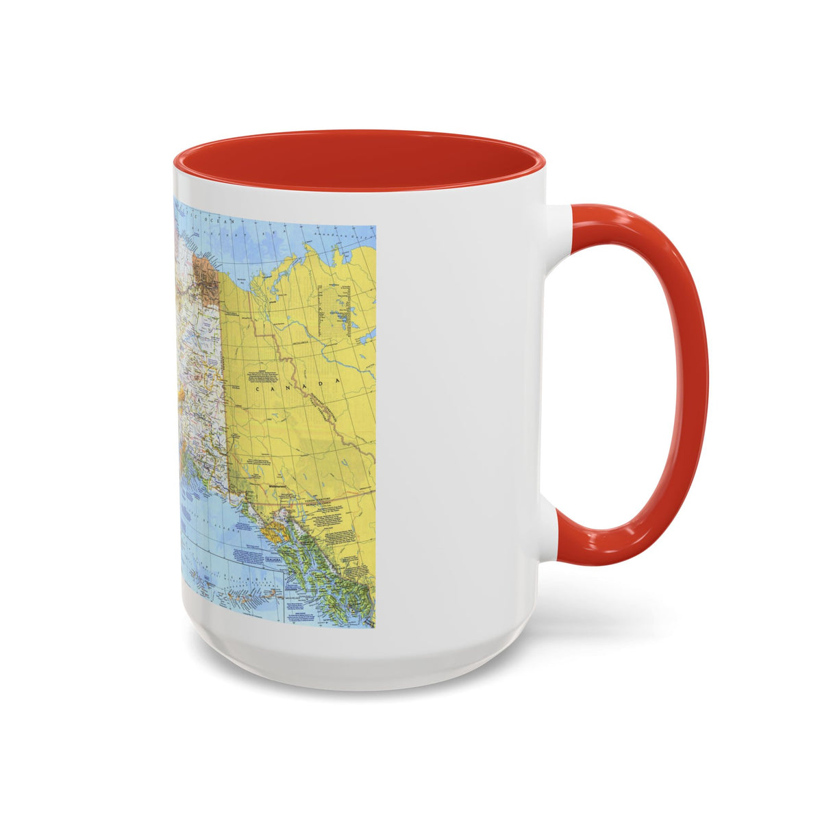 USA - Alaska (1975) (Map) Accent Coffee Mug