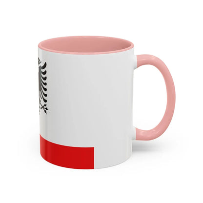 Naval Ensign of Albania - Accent Coffee Mug-Go Mug Yourself