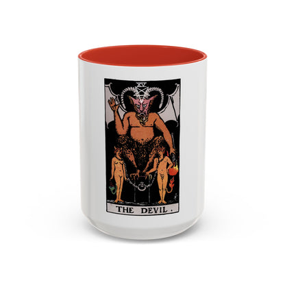 The Devil (Tarot Card) Accent Coffee Mug