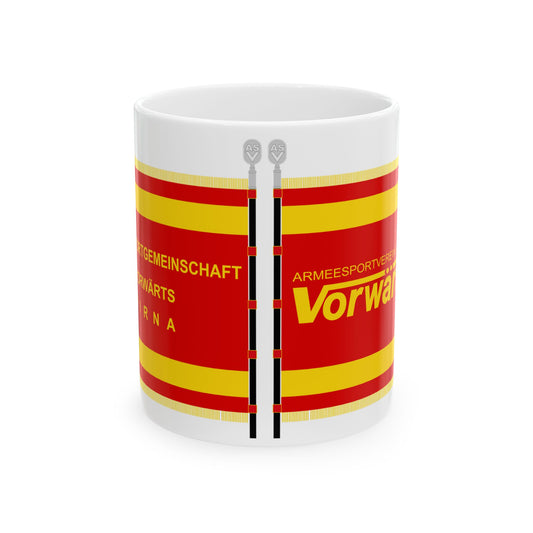 ASV ASG Pirna Fahne 1980er (Germany) White Coffee Mug